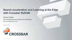 Search acceleration and Learning at the Edge