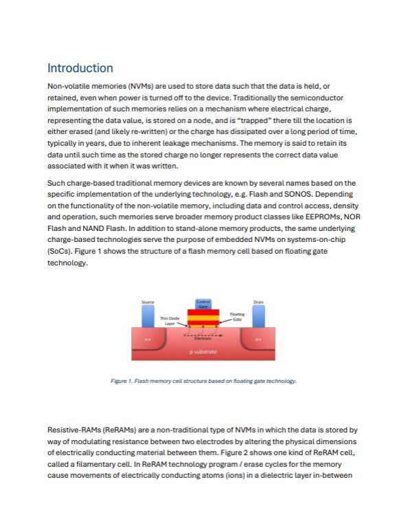ReRAM Superiority Over Flash