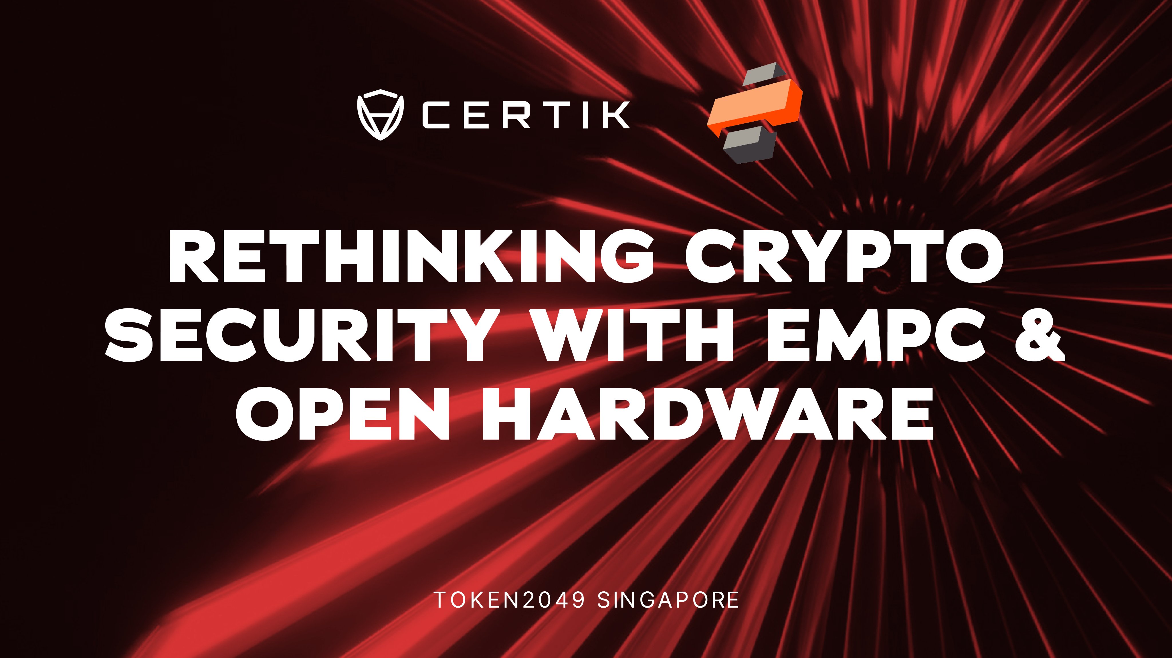 TOKEN 2049 panel cover showing CrossBar × CertiK discussion